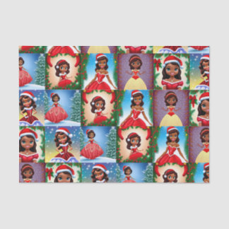 Mousseline Tissu Papier Christas Princess