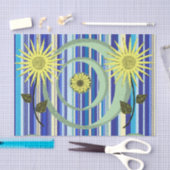 Mousseline Tissu Papier circulaire (Artisanat)