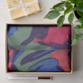 MOUSSELINE TISSU PAPIER FRANZ MARC HORSES (Cadeau)