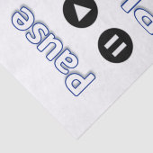 Mousseline Tissu Papier Lecture Arrêt (Détail)