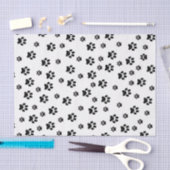 Mousseline Tissu Papier Paw Chat Kitten Chien chiot (Artisanat)
