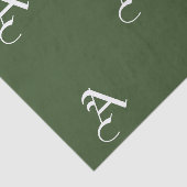 Mousseline Tissu papier PERSONNALISÉ INITIAL (Détail)