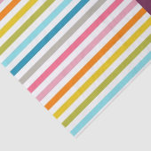 Mousseline Tissu Papier rayures Bourgogne (Détail)