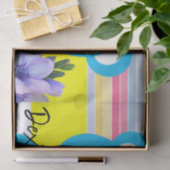 Mousseline Tissu Papier rayures Teddy Ours (Cadeau)