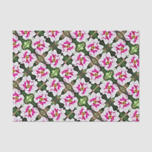 Mousseline Tissu papier rose Tulip