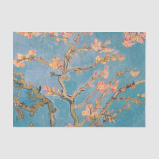 MOUSSELINE TISSU PAPIER VAN GOGH ALMOND BLOSSOM