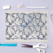 MOUSSELINE TISSUE PAPIER : WILLIAM MORRIS : WALLFLOWER MOTIF (Artisanat)