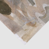 Mousseline Tons chocolatés Abstrait Papier grand format (Détail)