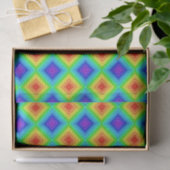 Mousseline Topographie géométrique - Papier Tissus (Cadeau)