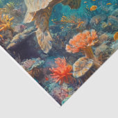 Mousseline Tortue - Découpage - Papier de tissus (Détail)