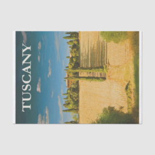 Mousseline Toscane vintage Toscane Papier Tissu