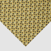 Mousseline Tournesol d'été Design Tissus papier (Détail)