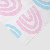 Mousseline Trans Pride Pastel Arc-en-ciel Papier Tissu (Détail)