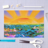 Mousseline TRÈS TRANQUILIBRE Papier Tissu (Artisanat)