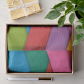 Mousseline Triangles colorés en papier de tissus (Cadeau)
