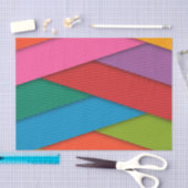 Mousseline Triangles colorés en papier de tissus (Artisanat)