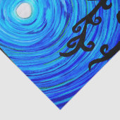 Mousseline TSP 098 - Chat et le clair de lune - papier de (Détail)