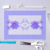 Mousseline Un Cadeau De Vos Initiales Papier Tissu (Artisanat)