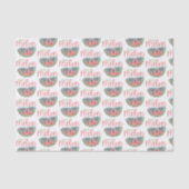 Mousseline Un Dans Un Papier Tissu Melon (Recto)