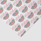 Mousseline Un Dans Un Papier Tissu Melon (Détail)