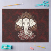 Mousseline Un éléphant blanc Un papier de tissus (Artisanat)