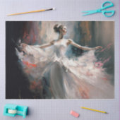 Mousseline Une danse des couleurs Papier Tissu (Artisanat)