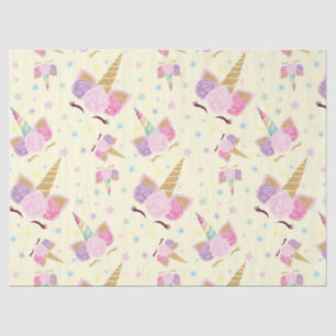 Mousseline Unicorn Anniversaire Motif papier
