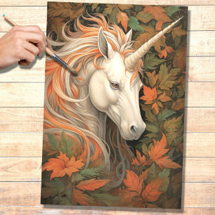 Mousseline Unicorne 3 papier de découpage