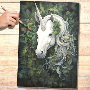 Mousseline Unicorne 4 Papier de découpage