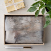 Mousseline Vache Highland dans le papier de découpage de neig (Cadeau)