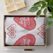 Mousseline Valentines en papier décoratif baisers (Cadeau)