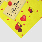 Mousseline Valentines en papier décoratif baisers (Détail)