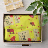 Mousseline Valentines en papier décoratif baisers (Cadeau)