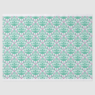 Mousseline Variété de papier cadeau à motif floral ramifié