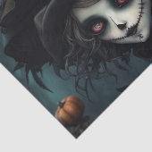 Mousseline Venez Avec Moi Femme Scareck Déchoupage Papier (Détail)