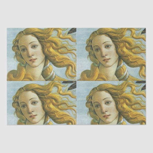 Mousseline Vénus * Sandro Botticelli Papier Tissu (Recto)