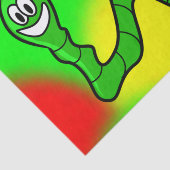 Mousseline Vers en papier de tissu décoratif (Détail)