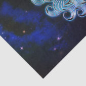 Mousseline vierge papier tissu zodiaque vierge (Détail)