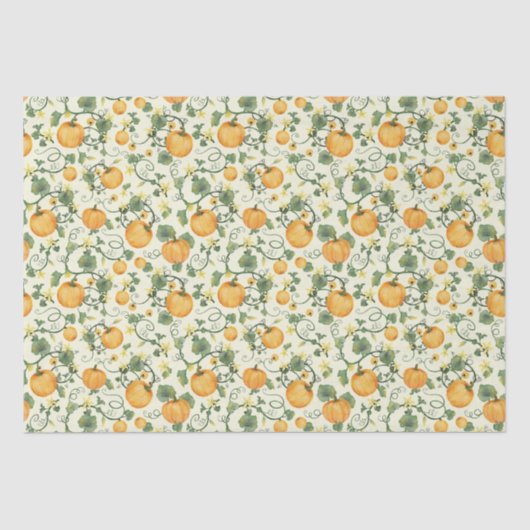 Mousseline Vins citrouilles (Cornsilk) - Papier Tissu (Recto)