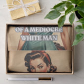 Mousseline Vintage dame avec citation confiance papier découp (Cadeau)