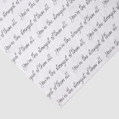 Mousseline Vous êtes le papier de tissus le plus puissant (Détail)