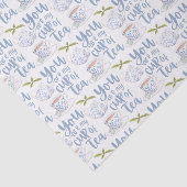 Mousseline Vous Êtes Ma Coupe De Papier Tissu Thé (Détail)