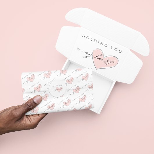 Mousseline Vous Tenir Dans Mon Coeur Papier Tissu