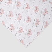 Mousseline Vous Tenir Dans Mon Coeur Papier Tissu (Détail)