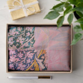 Mousseline William Morris FLEURS ET FEUILLE Tissus Papier (Cadeau)