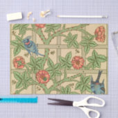 Mousseline William Morris Trellis Design classique de papier  (Artisanat)