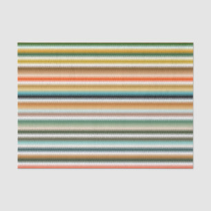 Mousseline Zigzag coloré Motif multicolore papier de papier
