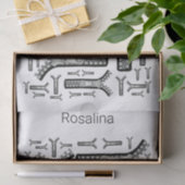 Mousseline Zippers en papier de tissus (Cadeau)