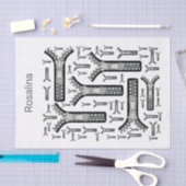 Mousseline Zippers en papier de tissus (Artisanat)