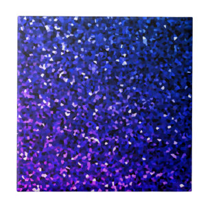 Mousserend blauw glittery Ombre Blauwgroen kleurri Tegeltje